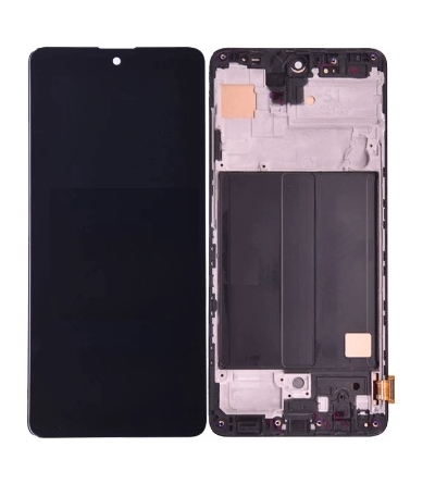 LCD SAMSUNG A515 - A51 BLACK (SERVICE PACK)