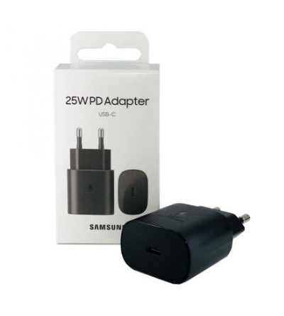 8806090973369 TRAVEL ADAPTER SAMSUNG SUPER FAST CHARGING 25W BLACK (EP-TA800NBEGEU)