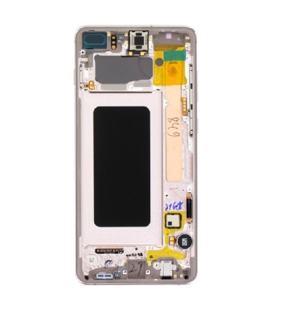 LCD SAMSUNG G975F - S10 PLUS CERAMIC WHITE (SERVICE PACK)