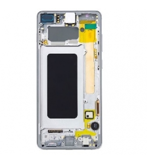 LCD SAMSUNG G975F - S10 PLUS WHITE (SERVICE PACK)