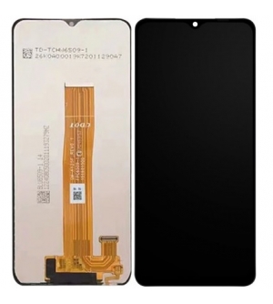 LCD SAMSUNG A127 - A12 2021 BLACK NO FRAME (PARI ALL'ORIGINALE)