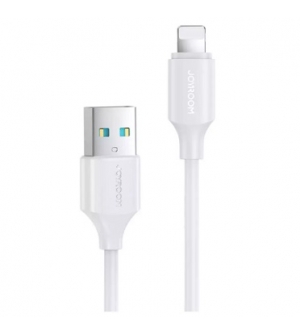 6956116733421 JOYROOM "Fast Charging Cable" CAVO DATI / RICARICA USB-A To LIGHTNING 2.4A WHITE 25cm