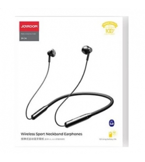 6941237155672 JOYROOM "Wireless Sport Neckband Earphones" CUFFIA SPORT BLUETOOTH CON ARCHETTO BLACK