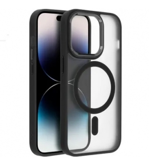 MATTE MAG COVER MAGNETICA PER iPhone 16 PRO BLACK