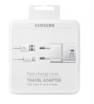 8806088592114 SAMSUNG FAST CHARGER EP-TA20EWECDWW Type-C white (15W)