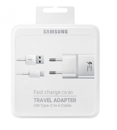 8806088592114 SAMSUNG FAST CHARGER EP-TA20EWECDWW Type-C white (15W)