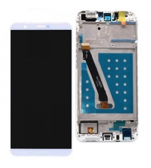 LCD HUAWEI P SMART + FRAME BIANCO cod. FIG-LX1 - L31