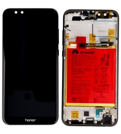 LCD HUAWEI HONOR 9 LITE + FRAME BLACK cod. LLD-L31 (SERVICE PACK)