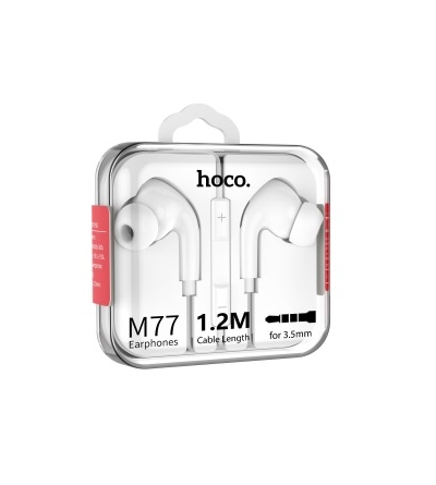 AURICOLARE JACK 3.5 MM HOCO M77 WHITE