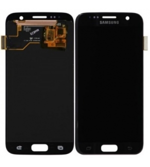 LCD SAMSUNG G930 - S7 BLACK (SERVICE PACK)