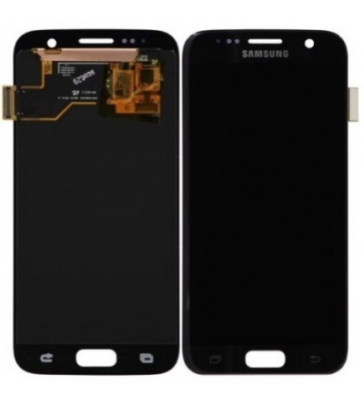 LCD SAMSUNG G930 - S7 BLACK (SERVICE PACK)