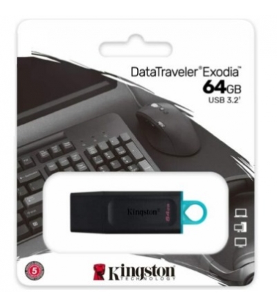 740617309829 PEN DRIVE KINGSTON USB 3.2 64 GB DTX/64GB