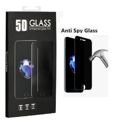 TEMPERATO 5D Anti-Spy PER IPHONE 7 / 8 BLACK