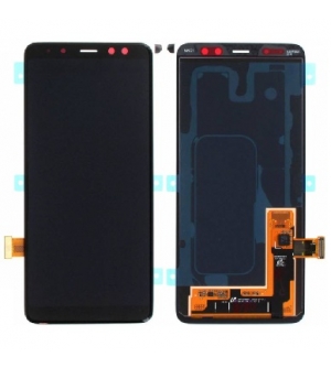 LCD SAMSUNG A530 - A8 2018 BLACK (SERVICE PACK)