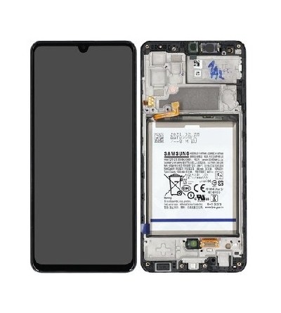 LCD SAMSUNG A326 - A32 5G 2021 + BATTERIA BLACK (SERVICE PACK)