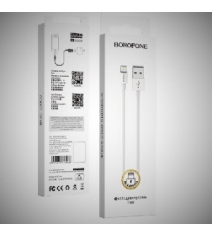 6931474703293 BOROFONE BX22 MICRO USB CABLE 1M WHITE