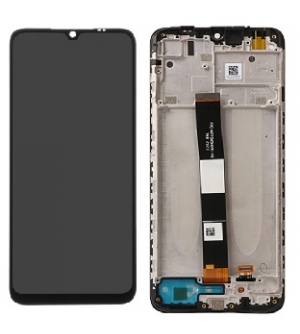 LCD XIAOMI REDMI 9A / 9C (2020) TARNISH BLACK (SERVICE PACK)